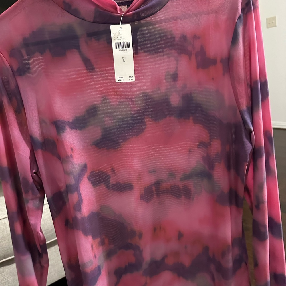 Stylish Pink and Purple Women's Top
